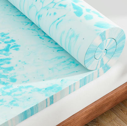 SleepHaven™ Cooling Gel Memory Foam Mattress Topper